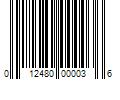 Barcode Image for UPC code 012480000036