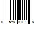 Barcode Image for UPC code 012486000078