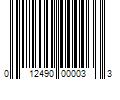 Barcode Image for UPC code 012490000033