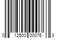 Barcode Image for UPC code 012500000763