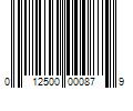 Barcode Image for UPC code 012500000879