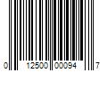 Barcode Image for UPC code 012500000947