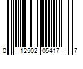 Barcode Image for UPC code 012502054177