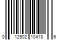 Barcode Image for UPC code 012502104186