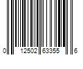 Barcode Image for UPC code 012502633556