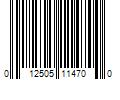 Barcode Image for UPC code 012505114700