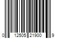 Barcode Image for UPC code 012505219009