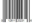 Barcode Image for UPC code 012511202316