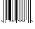 Barcode Image for UPC code 012512000089