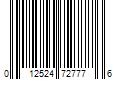 Barcode Image for UPC code 012524727776