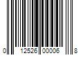 Barcode Image for UPC code 012526000068