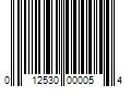 Barcode Image for UPC code 012530000054