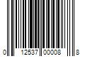 Barcode Image for UPC code 012537000088