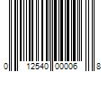 Barcode Image for UPC code 012540000068