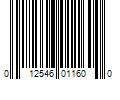 Barcode Image for UPC code 012546011600