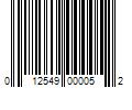 Barcode Image for UPC code 012549000052