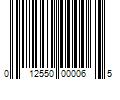 Barcode Image for UPC code 012550000065