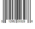 Barcode Image for UPC code 012552003286