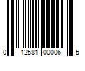 Barcode Image for UPC code 012581000065