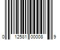 Barcode Image for UPC code 012581000089