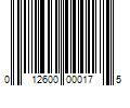 Barcode Image for UPC code 012600000175