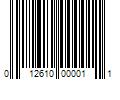 Barcode Image for UPC code 012610000011