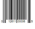 Barcode Image for UPC code 012611000065