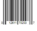 Barcode Image for UPC code 012611702037