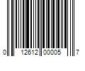 Barcode Image for UPC code 012612000057