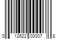 Barcode Image for UPC code 012622000078