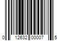 Barcode Image for UPC code 012632000075