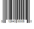 Barcode Image for UPC code 012640000050