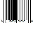 Barcode Image for UPC code 012668000056