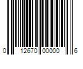 Barcode Image for UPC code 012670000006