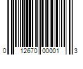 Barcode Image for UPC code 012670000013