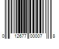 Barcode Image for UPC code 012677000078