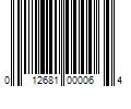 Barcode Image for UPC code 012681000064