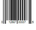 Barcode Image for UPC code 012687000075