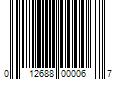 Barcode Image for UPC code 012688000067