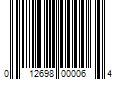 Barcode Image for UPC code 012698000064