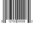 Barcode Image for UPC code 012700000082