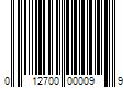 Barcode Image for UPC code 012700000099