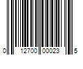 Barcode Image for UPC code 012700000235