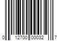 Barcode Image for UPC code 012700000327