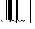 Barcode Image for UPC code 012700000532