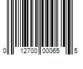 Barcode Image for UPC code 012700000655