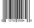 Barcode Image for UPC code 012700000846