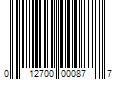 Barcode Image for UPC code 012700000877