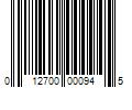 Barcode Image for UPC code 012700000945