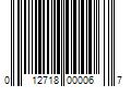 Barcode Image for UPC code 012718000067